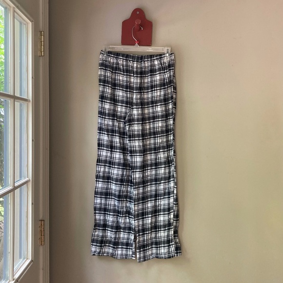 Chaps Black/White Plaid Pj Set S - Picture 6 of 8
